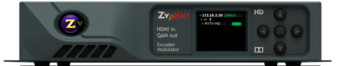 ZeeVee ZvPRO 810 Single Channel HDMI In - QAM Out Encoder/Modulator ZVPRO810-NA