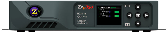 ZeeVee ZvPRO 820 Two Channel HDMI In - QAM Out Encoder/Modulator ZVPRO820-NA