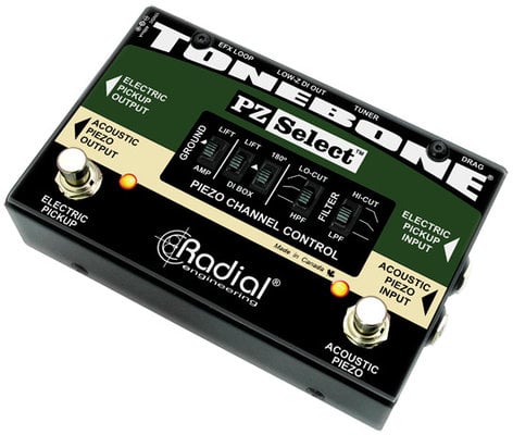 Radial Engineering PZ-Select Tonebone 2-Channel Pickup Selector PZ-SELECT