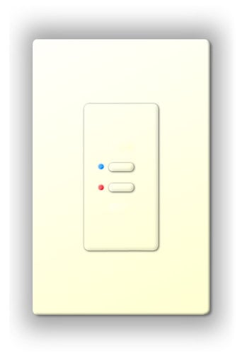 Interactive Technologies ST-UN2-CW-RGB Ultra Series Digital 5-Wire 2 Button Station in White with RGB LED Indicators ST-UN2-CW-RGB