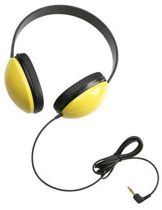 Califone 2800-YL Listening First Stereo Headphones In Yellow