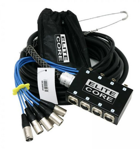 Elite Core Audio PS8030 30 ft 8-Channel XLR Stage Snake PS8030