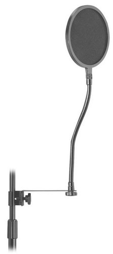 On-Stage Stands ASVS6-GB 6" Pop Blocker with Gooseneck ASVS6-GB