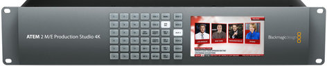Blackmagic Design ATEM 2 M/E Production Studio 4K Live Production Switcher SWATEMPSW2ME4K