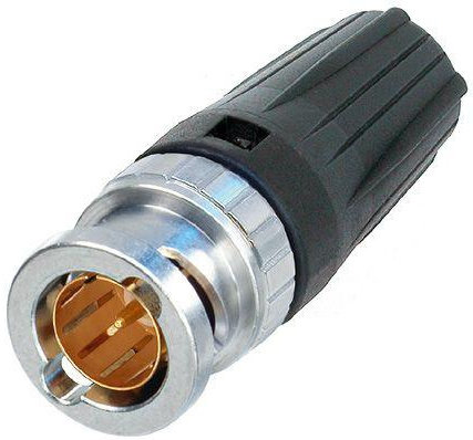 Neutrik NBNC75BRU11 rearTWIST BNC Male Cable Connector for Cables with 4-8mm OD NBNC75BRU11