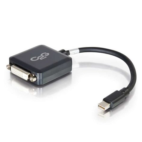 Cables To Go 54311 8in Mini DisplayPort Male To Single Link DVI-D Female Adapter Converter In Black