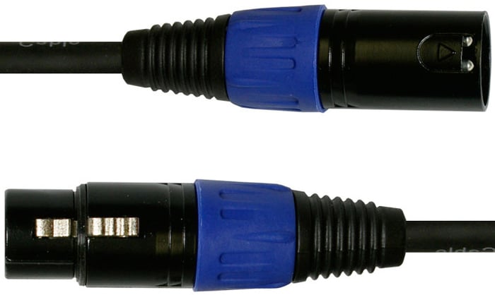 Blizzard Lighting DMX-1.5Q 1.5 ft 3 Pin 120 Ohm DMX Male to Female Cable DMX-1.5Q