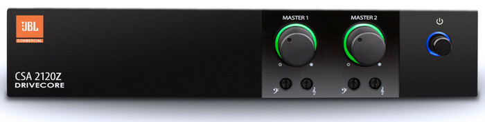 JBL CSA 2120Z 120 Watt 2-Channel Amplifier with 70/100V or Low-Impedance Operation CSA2120Z
