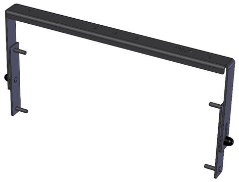 Tannoy VX8.2H Horizontal Yoke for VX 8.2 and VXP 8.2 Speakers, Black VX8.2H-B