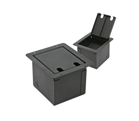 Elite Core Audio FB-BLANK Recessed Floor Box with Customizable Plate FB-BLANK