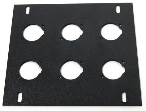 Elite Core FB-PLATE6 Unloaded Plate For Recessed Floor Box With 6 Mounting Holes