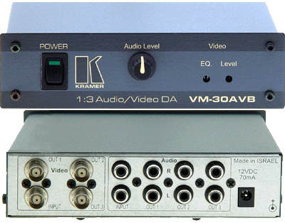 Kramer VM30AVB 1:3 Audio&Video DA on BNCs VM30AVB