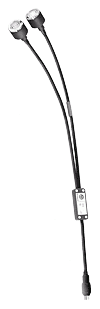 Schoeps KCY 250/0 lg 16" Active Stereo Y Cable with 2 KC Connectors for MK- Capsules and 1 Binder 5 Pin Male KCY-250/0-LG