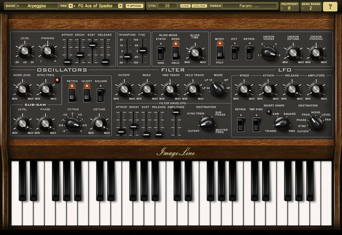 Image Line Sawer Vintage Modeling Synthesizer Software Virtual Instrument IL-SAWER