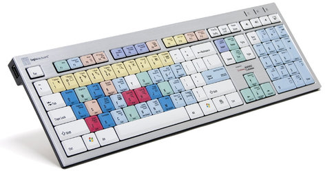 LogicKeyboard LKBUCBASEAJPU Cubase/Nuendo American English Slimline Keyboard for Windows LKBUCBASEAJPU