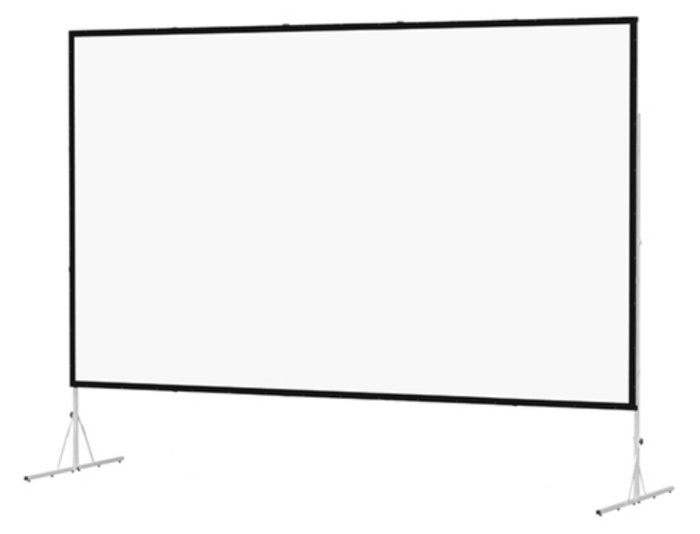 Da-Lite 88693K 83" x 144" Fast-Fold Deluxe Screen System in HDTV Format with Black Frame 88693K