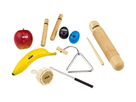 NINO Percussion NINOSET4 9-Piece Kid's Percussion Kit NINOSET4