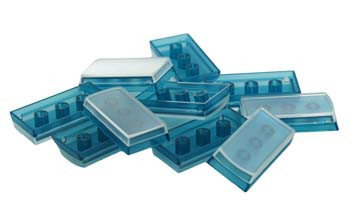 PI Engineering, Inc. XK-A-002BL-R 10-Pack of Tall Keycaps in Blue XK-A-002BL-R