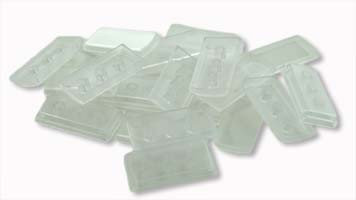 PI Engineering, Inc. XK-A-529-R 10-Pack of Tall Keycaps in Transparent XK-A-529-R