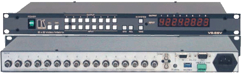 Kramer VS88V Switcher, 8x8 Composite Video VS88V