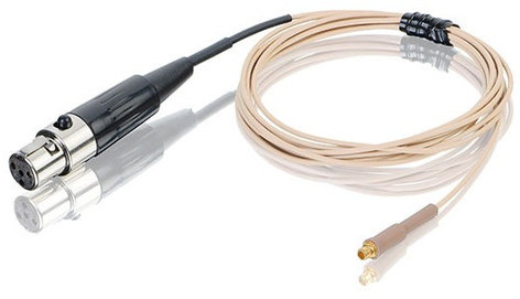 Countryman E6CABLEL-AA Replacement E6 Earset Cable with TA4F Connector for Anchor Audio Wireless Systems, Light Beige E6CABLEL-AA