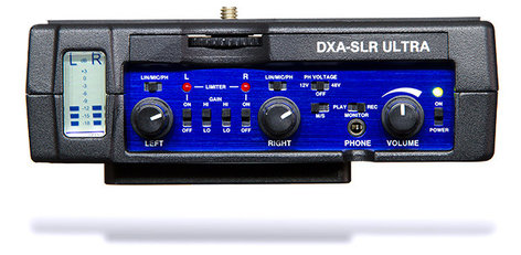 BeachTek DXA-SLR-ULTRA Active DSLR-XLR Adapter with Rails DXA-SLR-ULTRA