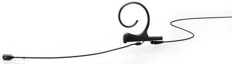DPA Microphones FID88B34 d:fine Single Ear Cardioid Headset Microphone with Hardwired 3.5mm Locking Connector and 120mm Long Boom Arm, Black FID88B34