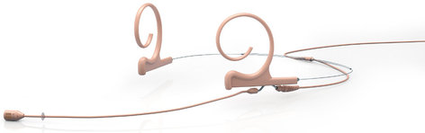 DPA Microphones FID88FA10-2 d:fine Dual Ear Cardioid Headset Microphone with Screw-On TA4F Connector and 120mm Long Boom Arm, Beige FID88FA10-2