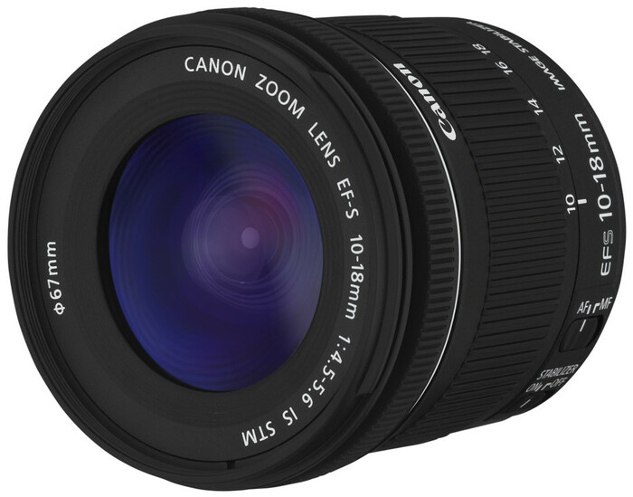 Canon 9519B002 EF-S 10-18mm f/4.5-5.6 IS STM Ultra-Wide Zoom Lens 9519B002