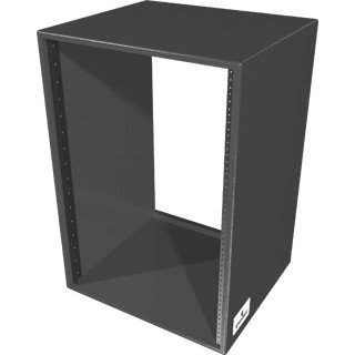 Grundorf Corp RSB-16DB 16RU Studio Series Rack in Black RSB-16DB