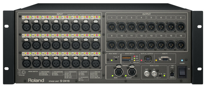 Roland Professional A/V S2416 24x16 Digital Snake Stagebox