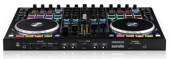 Reloop TM8 Terminal Mix 8 4-Deck USB Serato DJ Controller With Serato DJ