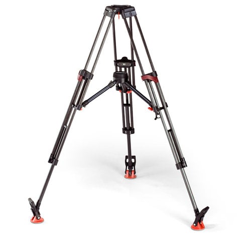 Sachtler 5586 Speed-Lock Carbon Fiber 2-Stage Tripod Legs With 100mm Bowl, 88 Lbs Capacity