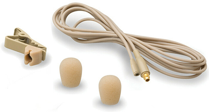 Que Audio DA04 BE Omnidirectional Lavalier Microphone Without Adapter (Sold Seperately) , Beige DA04BE