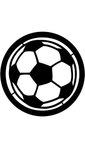 Rosco Laboratories 78116 "Football"-Pattern Gobo 78116