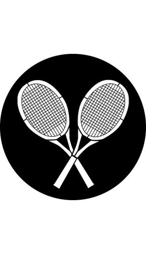 Rosco Laboratories 76522 Tennis Rackets Gobo 76522