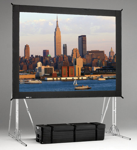 Da-Lite 95725 11' x 19' High Contrast Da-Tex Fast-Fold Truss Frame Screen 95725
