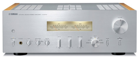Yamaha A-S2100 Hi-Fi Integrated Stereo Amplifier, 160 Watts Per Channel @ 4 ohms, Silver A-S2100SL