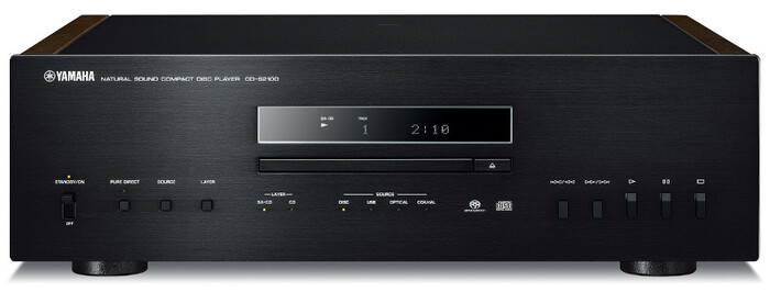Yamaha CD-S2100 Hi-Fi Integrated CD Player with USB DAC Audio, Black CD-S2100BL