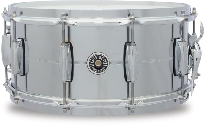 Gretsch Drums GB4164S 6.5" x 14' Brooklyn Series 10 Lug Chrome Over Steel Snare Drum GB4164S