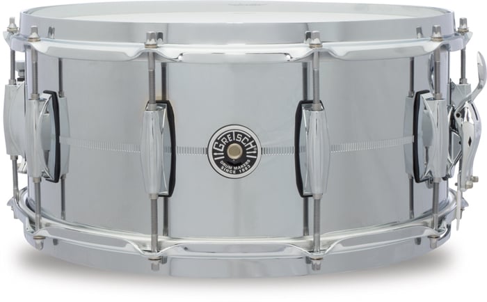 Gretsch Drums GB4164S 6.5" X 14' Brooklyn Series 10 Lug Chrome Over Steel Snare Drum