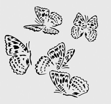 Apollo Design Technology MS-4194 Butterfly Flutters Steel Gobo MS-4194