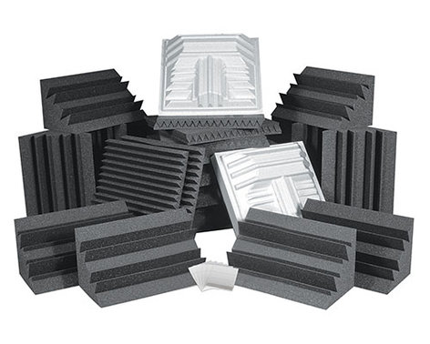 Auralex Roominators Pro Plus Complete Room Acoustic Treatment Kit in Charcoal Gray PROPLUSCHA/CHA