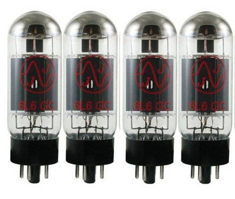 JJ Electronics 6L6GCQJJ Quartet Of 6L6 Power Vacuum Tubes