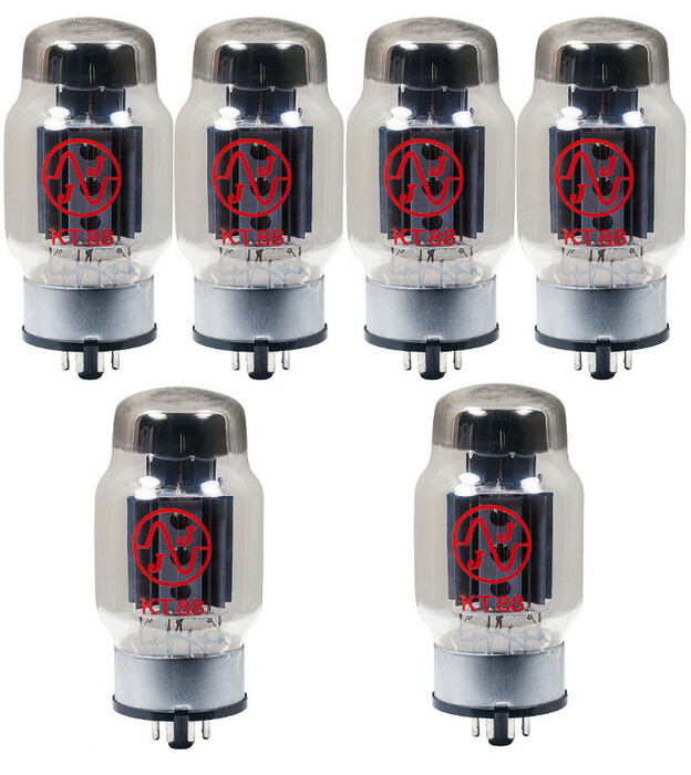 JJ Electronics KT88SJJ Sextet Of KT88 Power Vacuum Tubes