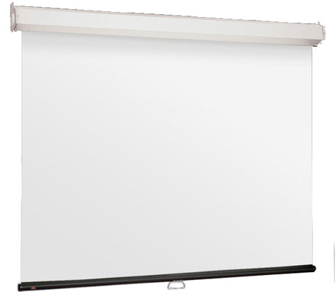 Draper Shade and Screen 206021 79" x 140" HDTV Luma 2 Manual Projection Screen with Matt White Surface 206021
