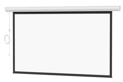 Da-Lite 89754W 45" x 80" HDTV Format Designer Contour Electrol with Integrated Infrared Remote 89754W