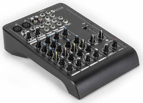 RCF L-PAD 6 6-Channel Compact Mixer with 2 XLR Inputs LIVEPAD-6