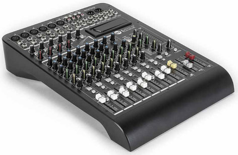 RCF L-PAD 12CX 12-Channel Mixer with Expansion Slot, Built-in Digital Effects and 4 Built-In Compressors LIVEPAD-12CX