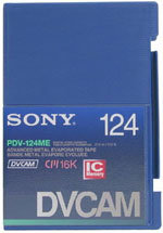 Sony PDV-124ME DVCAM Video Cassette, 124 Mins